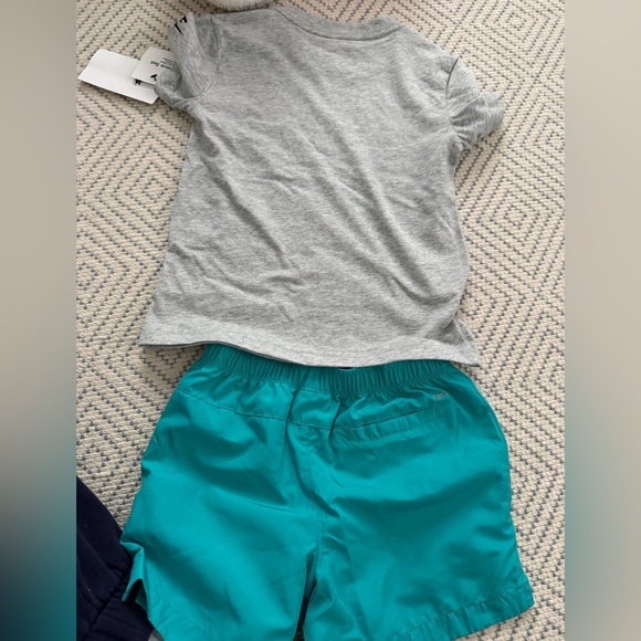 NWT Nike Gray & Teal Boys Matching Shorts Set - Picture 5 of 5